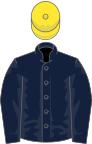 Royal blue, yellow cap