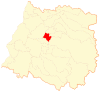 Location of Talca commune in Maule Region