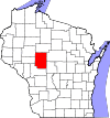 State map highlighting Clark County