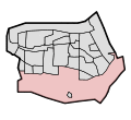 Location of Buitengebied Zuid district in Barendrecht