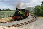 Statfold Barn Railway - steam train (geograph 4518828).jpg