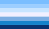 The flag consists of shades of blue and azure, symbolizes the attraction of men to each other and the diversity of the gay community itself. Blue and azure shades for the gay flag were chosen on the basis that these colors are used for the symbolic image of men and homosexual men in particular.