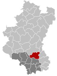 Habay Luxembourg Belgium Map.png