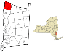 Location of Red Hook, New York