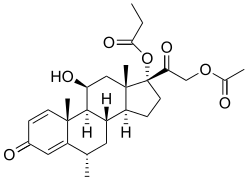 Methylprednisolone aceponate.svg