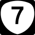 Oregon Route 7 marker