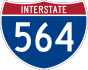Interstate 564 marker