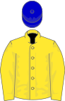 Yellow, Blue cap