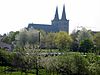 Xanten dome seen from parapet (archaeological park Xanten, Germany, 2005-04-23).jpg