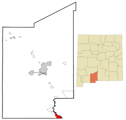 Location of Sunland Park, New Mexico