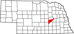 Location within the U.S. state of Nebraska
