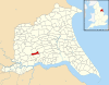 Hotham, East Riding of Yorkshire UK parish locator map.svg