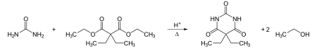Barbital Synthese.svg