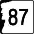 New Hampshire Route 87 marker