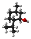 Ball-and-stick model of (−)-menthol