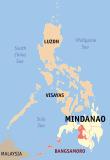 Map of the Philippines highlighting the Bangsamoro Autonomous Region in Muslim Mindanao