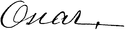 Oscar II's signature