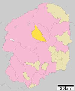 Location of Shioya in Tochigi Prefecture