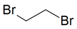 Skeletal formula of 1,2-dibromoethane