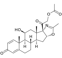 Deflazacort structure.svg