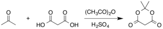 Original synthesis of Meldrum's acid