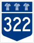 Highway 322 shield