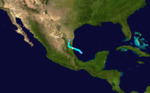 1921 Atlantic hurricane 2 track.png