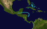 1945 Atlantic tropical storm 6 track.png