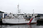 French patrol ship Le Malin (P701) moored in Concarneau harbour.jpg
