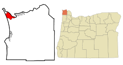 Location in Oregon