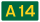 UK road A14.svg