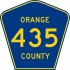 County Road 435 marker