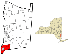 Location of Fishkill, New York