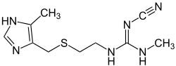 Cimetidine Structural Formula V.1.svg