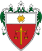 Coat of arms of the University of Santo Tomas Faculty of Civil Law.svg