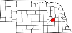 Location within the U.S. state of Nebraska