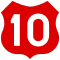 National Road 10 shield}}