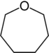 Structure of Oxepane