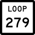 State Highway Loop 279 marker