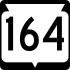 State Trunk Highway 164 marker