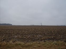 Countryside and a farm in Gibson Township