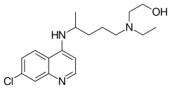 Hydroxychloroquine.svg