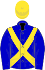 Blue, Yellow cross belts and cap