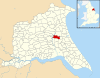 Leven, East Riding of Yorkshire UK parish locator map.svg