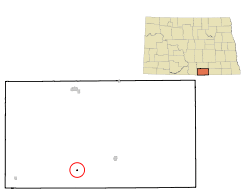 Location of Venturia, North Dakota
