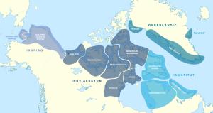 Inuit languages and dialects.svg