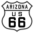 U.S. Highway 66 historic route marker