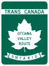 Trans-Canada Highway Ottawa Valley Route shield