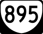 State Route 895 marker