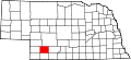 State map highlighting Hayes County